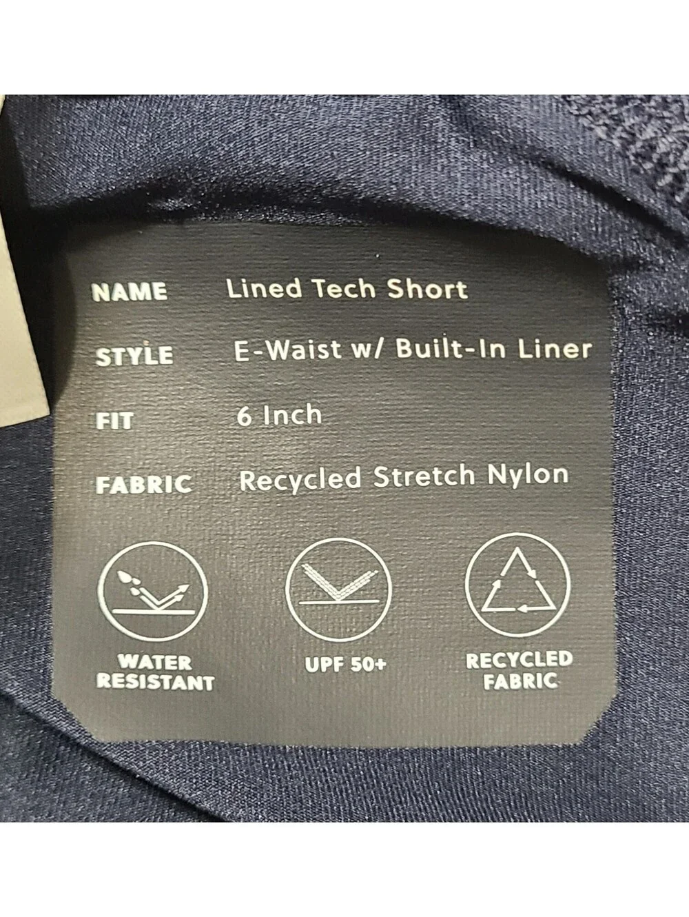 NWT J Crew Lined Tech Dock Shorts Mens Size Large Khaki UPF 50+ Water Resistant